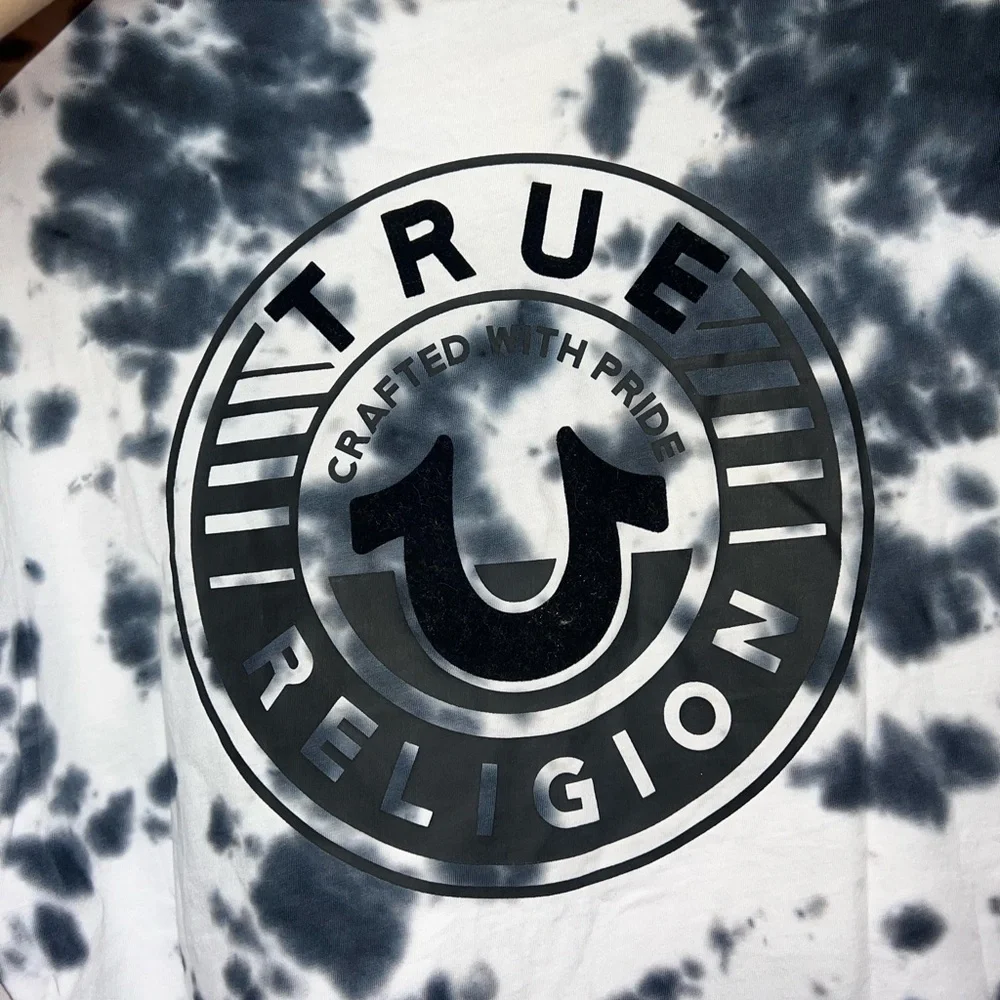 True Religion Monochrome Tie-Dye Men's Tee
